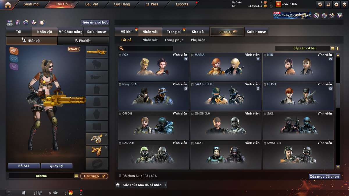 shop acc cf uy tin gia re